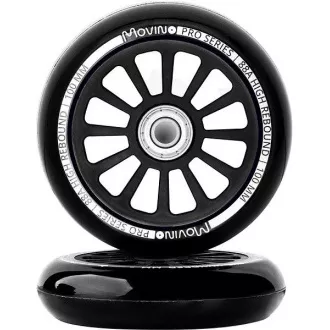 Roti de rezerva MOVINO pentru trotineta freestyle 100mm, PP, 2 buc, Negru