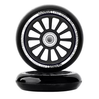 Roti de rezerva MOVINO pentru trotineta freestyle 100mm, PP, 2 buc, Negru