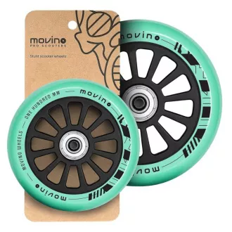 Roți de rezervă MOVINO pentru scuter freestyle 100mm, PP, 2 buc, Mint