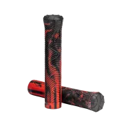Mâner de înlocuire pentru ghidonul scuterului de freestyle TPR Grip (EDGE negru-roșu), 2buc