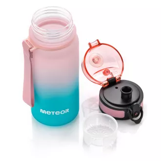 Sticluță sport Tritan METEOR, 350ml, roz-albastru