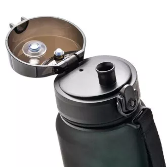 Sticla sport Tritan MTR, 1000 ml, Negru-verde