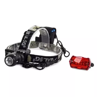 Set de lumini pentru biciclete/scooter Bailong BL-B06B, fata si spate Set de lumini pentru biciclete/scooter Bailong BL-B06B, fata si spate