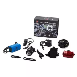 Set de lumini pentru biciclete/scooter Bailong BL-B06B, fata si spate Set de lumini pentru biciclete/scooter Bailong BL-B06B, fata si spate