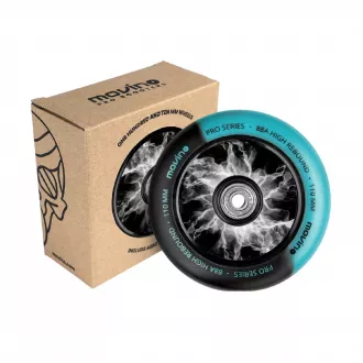 Roți de rezervă pentru scuter freestyle MOVINO Maniac, 110 mm, Nailon, 2 buc, Albastru