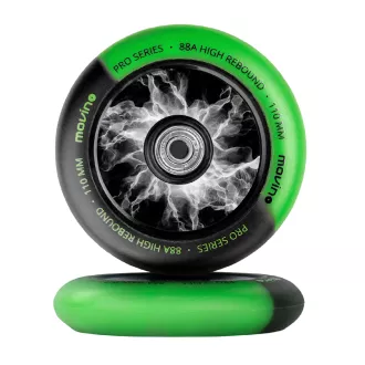 Roți de rezervă pentru scuter freestyle MOVINO Maniac, 110 mm, Nailon, 2 buc, Albastru