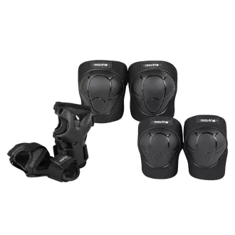 Set de 3 protecții pentru copii MOVINO, negru