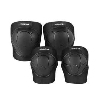 Set de 3 protecții pentru copii MOVINO, negru