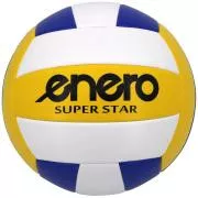 Minge de volei ENERO mărimea dungi 5, galben-albastru-alb