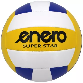 Minge de volei ENERO mărimea dungi 5, galben-albastru-alb