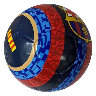 Fotbal FC Barcelona mărimea 5, albastru și roșu