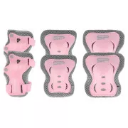 Set de protectii SP PROTECTOR, roz-gri, S
