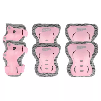 Set de protectii SP PROTECTOR, roz-gri, S