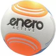 Minge de fotbal pe plajă ENERO Mărime activă 5, alb-portocaliu