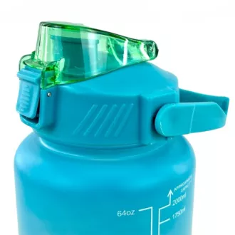 Sticla sport motivational 2l, Gri