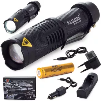 Lanternă AKU Bailong BL-1812, tip led CREE XM-L3-U3 mâner de avertizare Lanternă AKU Bailong BL-1812, tip led CREE XM-L3-U3 mâner de avertizare