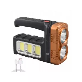 AKU Lanternă LED CREE XM-L T6 energie solară AKU Lanternă LED CREE XM-L T6 energie solară