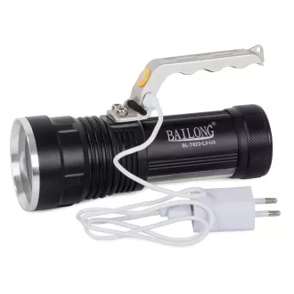 Lanternă USB Bailong BL-T623 LED ZOOM tip CREE XM-L T6