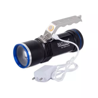 Lanternă USB Bailong BL-T624 LED ZOOM tip CREE XM-L T6