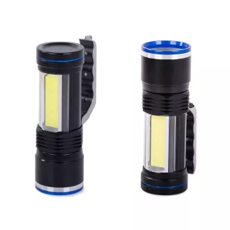 Lanternă USB Bailong BL-T624 LED ZOOM tip CREE XM-L T6