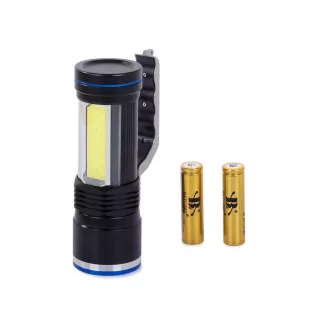 Lanternă USB Bailong BL-T624 LED ZOOM tip CREE XM-L T6