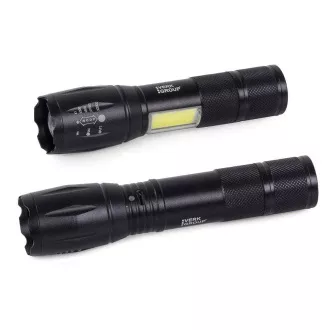 Lanternă cu LED-uri CREE ZOOM Bailong XML T6 COB Lanternă cu LED-uri CREE ZOOM Bailong XML T6 COB