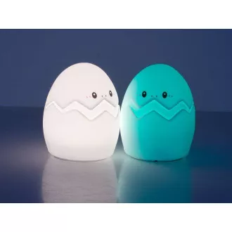 Lampa de noapte LED pentru copii EGGi RGB + cablu USB