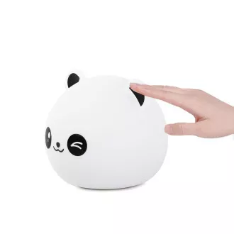 Lampă de noapte pentru copii cu LED-uri PANDA   controler RGB