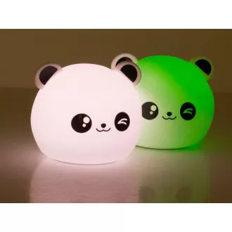 Lampă de noapte pentru copii cu LED-uri PANDA   controler RGB