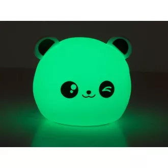 Lampă de noapte pentru copii cu LED-uri PANDA   controler RGB