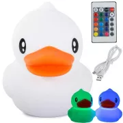 Lampă de noapte cu LED-uri pentru copii DUCK   control RGB