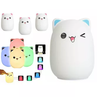 Vecină LED pentru copii CAT RGB