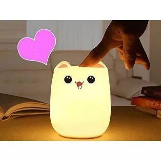 Vecină LED pentru copii CAT RGB