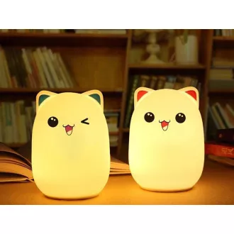 Vecină LED pentru copii CAT RGB + cablu USB