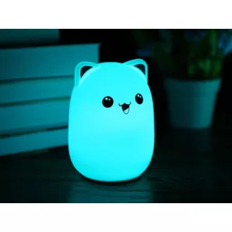 Vecină LED pentru copii CAT RGB + cablu USB