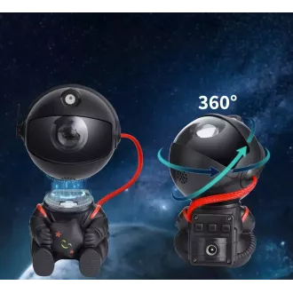 Proiector Star Night cu telecomanda - ASTRONAUT - negru Proiector Star Night cu telecomanda - ASTRONAUT - negru