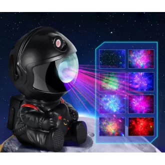 Proiector Star Night cu telecomanda - ASTRONAUT - negru Proiector Star Night cu telecomanda - ASTRONAUT - negru