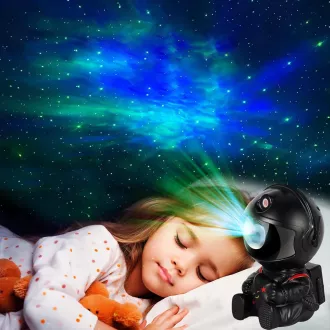 Proiector Star Night cu telecomanda - ASTRONAUT - negru Proiector Star Night cu telecomanda - ASTRONAUT - negru