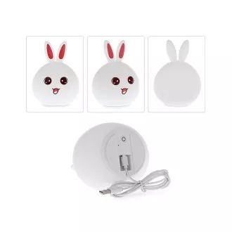 Vecină LED pentru copii RABBIT + cablu USB