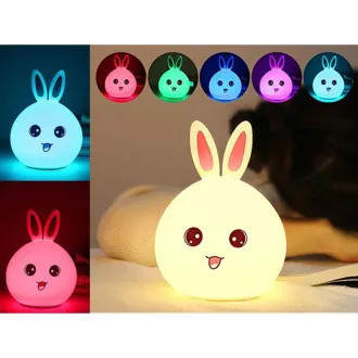 Vecină LED pentru copii RABBIT + cablu USB