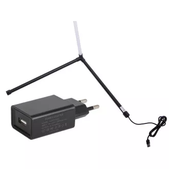Lampă de podea de colț cu LED RGB, cu telecomandă