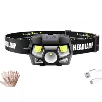 Lanternă frontală reîncărcabilă cu 9 LED-uri tip CREE Lanternă frontală reîncărcabilă cu 9 LED-uri tip CREE