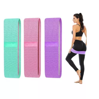Set de 3 elastice pentru exerciții de rezistență, 5-20 kg