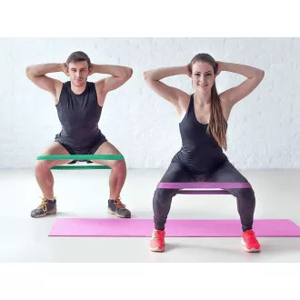 Set de 3 elastice pentru exerciții de rezistență, 5-20 kg