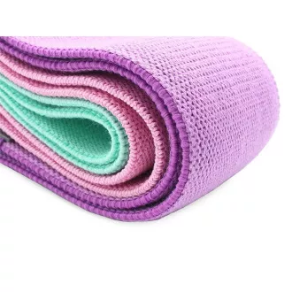 Set de 3 elastice pentru exerciții de rezistență, 5-20 kg