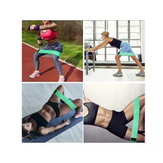 Set de 3 elastice pentru exerciții de rezistență, 5-20 kg