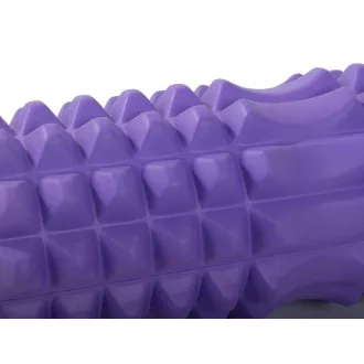 Role de masaj fitness ROLLER YOGA 32x13cm, negru