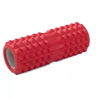 Role de masaj fitness ROLLER YOGA 32x13cm, roșu