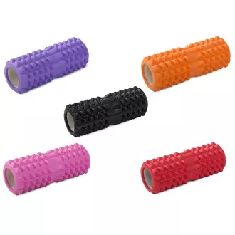 Role de masaj fitness ROLLER YOGA 32x13cm, Violet