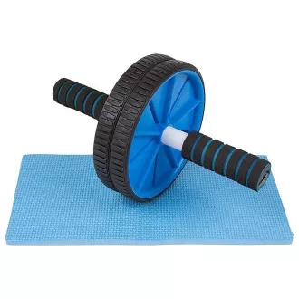 Roata de fitness RX-175, albastru, galben